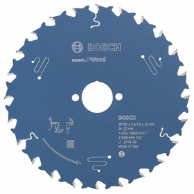 Kreissägeblatt Expert for Wood 180x30mm T24 Bosch 2608644032