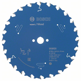 Kreissägeblatt Expert for Wood 184x16mm T24 Bosch 2608644035