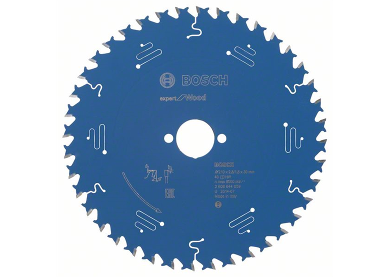 Kreissägeblatt Expert for Wood 210x30mm T40 Bosch 2608644059
