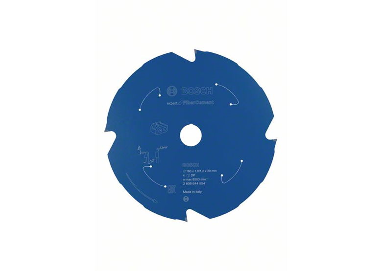 Kreissägeblatt Expert for Fibre Cement 160x1,8/1,2x20mm T4 Bosch 2608644554