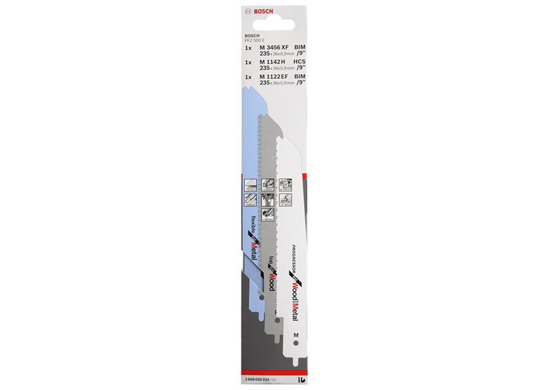 3tlg. Stichsägeblatt-Set für Bosch-Multisäge PFZ 500 E Bosch 2608656934