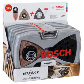 Starlock 6-teiliges Schleifpapier Best of Sanding Set Bosch 2608664133