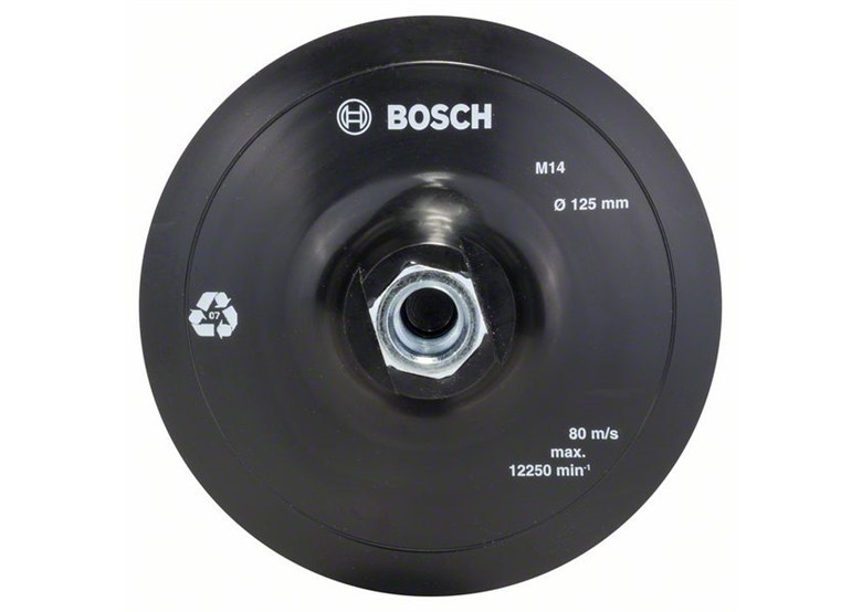 Gummischleifteller, 125 mm Bosch 2609256272