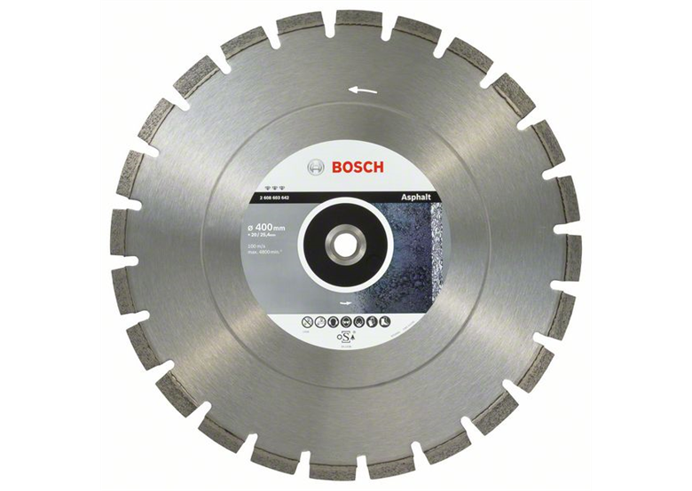 Diamanttrennscheibe  400mm Bosch Best for Asphalt