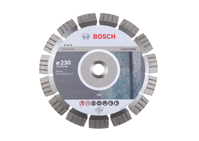 Diamanttrennscheibe  230mm Bosch Best for Concrete