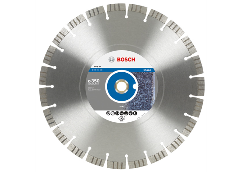 Diamanttrennscheibe  350mm Bosch Best for Stone