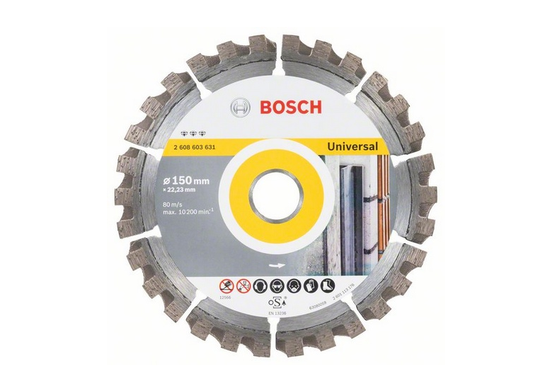 Diamant-Trennscheibe 155x22,23mm Bosch Best for Universal