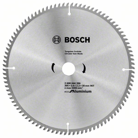 Kreissägeblatt 305x30mm T96 Bosch ECO for Aluminium