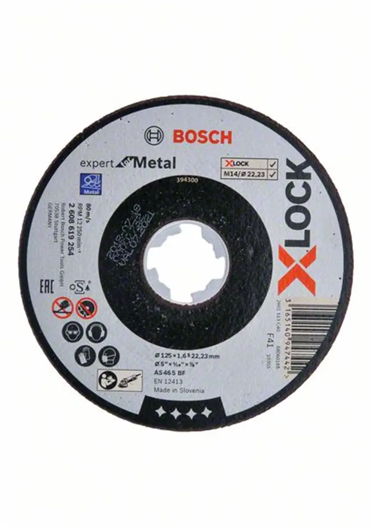 Trennscheibe X-Lock 125x22,23x1,6mm Bosch Expert for Metal