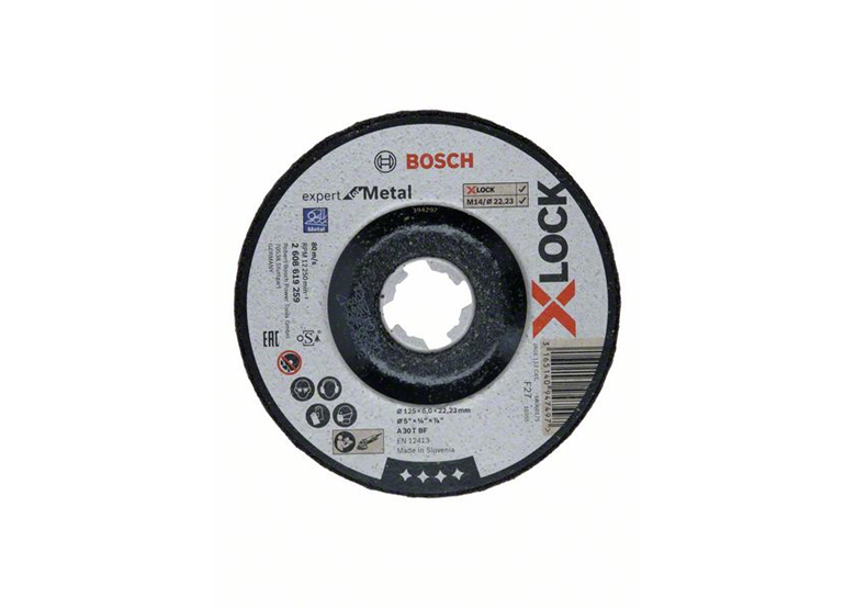 Schruppscheibe X-Lock 125x22,23x6mm Bosch Expert for Metal