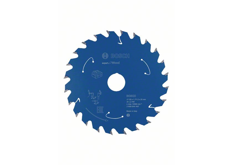 Kreissägeblatt 120x20mm, 24 Bosch Expert for Wood