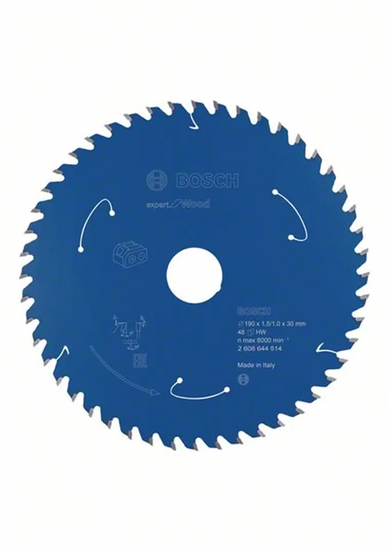 Kreissägeblatt 190x30mm, 48 Bosch Expert for Wood