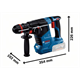 Bohrhammer SDS-Plus. Bosch GBH 187-LI 2x5.0Ah