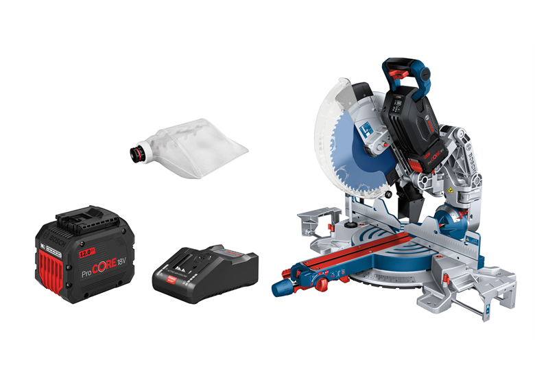 Kapp- und Gehrungssäge Bosch GCM 18V-305 GDC 2x12,0Ah