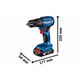 Akku-Schlagbohrschrauber Bosch GSB 185-LI 1x2.0Ah