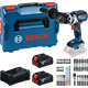 Akku-Schlagbohrmaschine mit Zubehör Bosch GSB 18V-110 C 2x5.0Ah SET