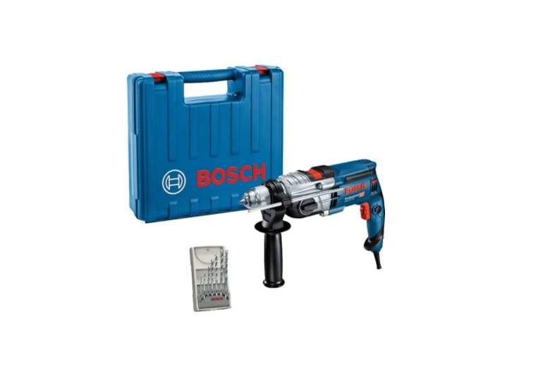 Schlagbohrschrauber mit Bohrerset Bosch GSB 19-2 RE