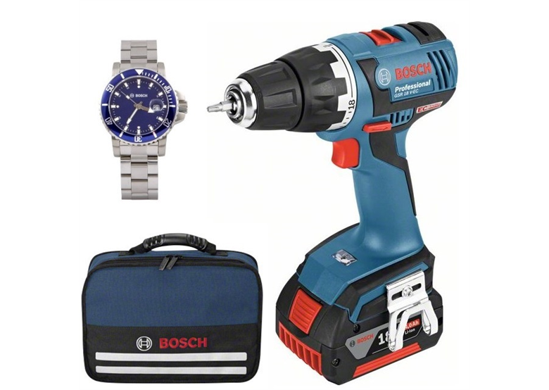 Bohrschrauber mit Uhr Bosch GSR 18V-EC