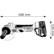 Winkelschleifer 125mm Bosch GWS 180-LI 2x4.0Ah