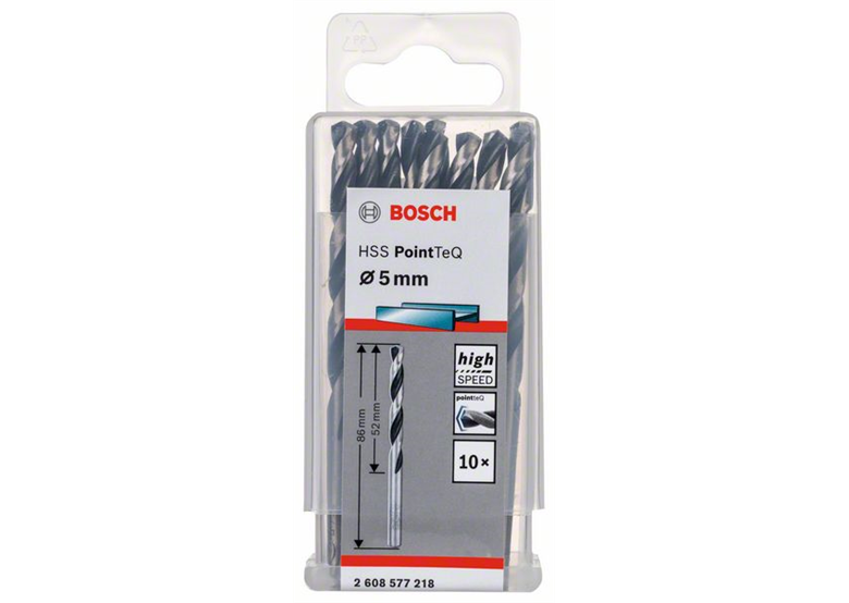 Bohrer 5mm (10 Stk.) Bosch HSS PointTeQ