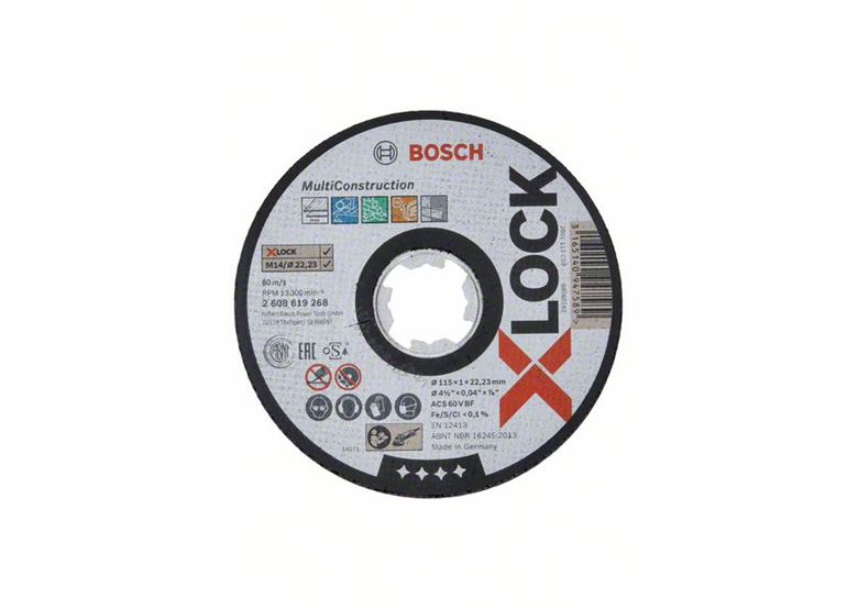 Trennscheibe X-Lock 115mm Bosch Multi Material