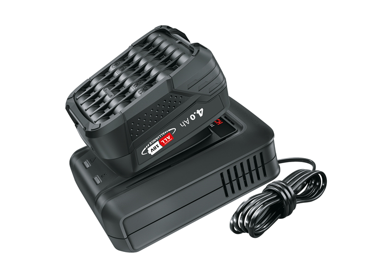 Akku 18V 4.0Ah mit Ladegerät Bosch PBA 18V 4.0Ah W-C + AL 18V-44 CV