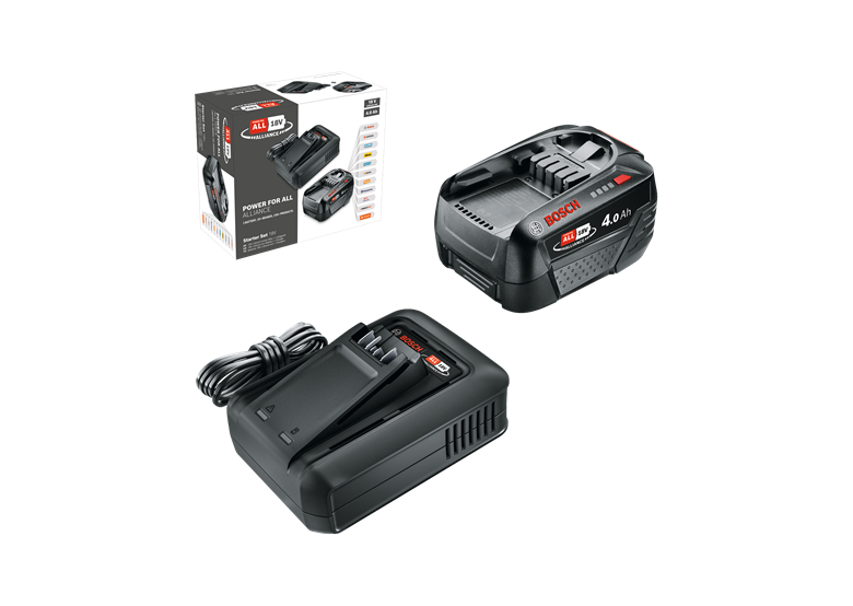 Akku 18V 4.0Ah mit Ladegerät Bosch PBA 18V 4.0Ah W-C + AL 18V-44 CV