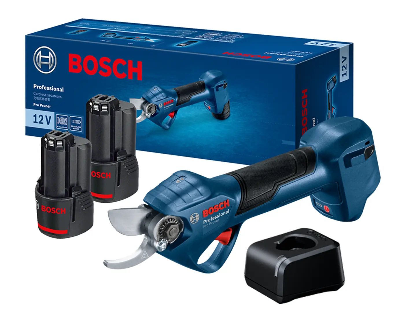 Akku-Astschere Bosch Pro Pruner 2x3,0Ah
