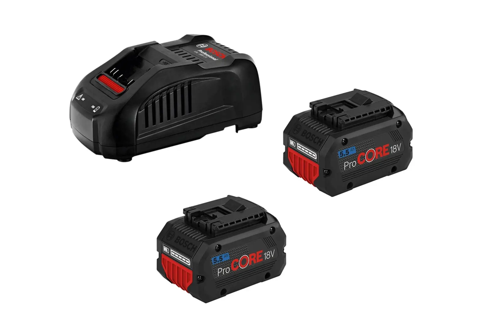 Akku 18V 5,5Ah x2 und Ladegerät Bosch ProCore/GAL 1880 CV