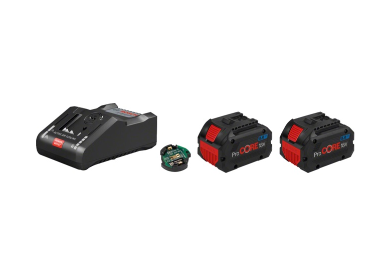 18V 8.0Ah Akkus (x2) und Ladegerät Bosch ProCORE + GAL 18V-160 C