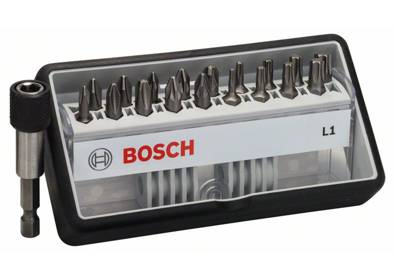18+1tlg. Robust Line Schrauberbit-Set L Extra-Hart Bosch Robust Line L Extra Hart