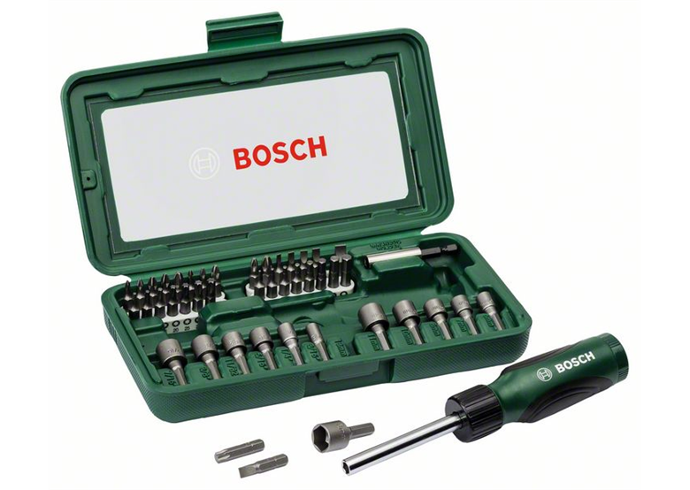 Bit-Set mit Schraubenzieher 46-tlg. Bosch Robust Line Sx Extra Hart