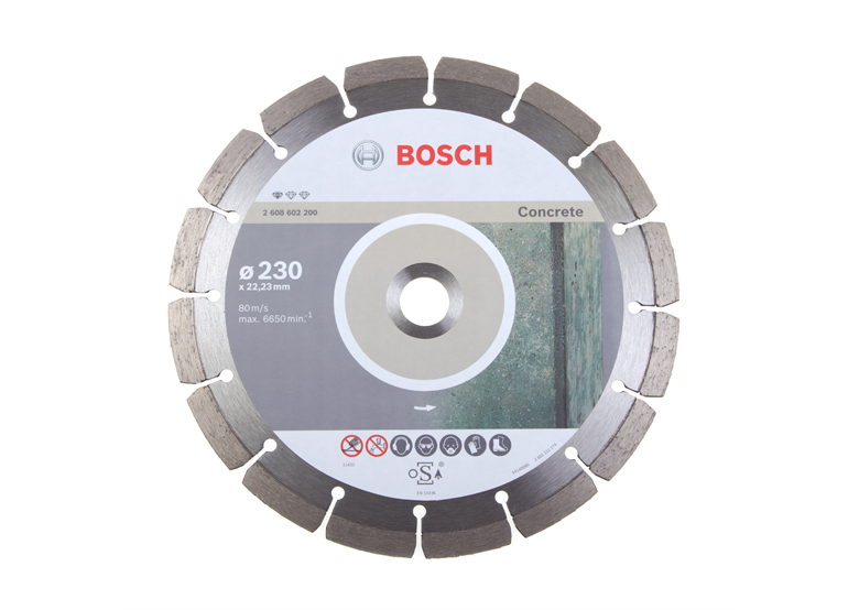 Diamanttrennscheibe  230mm Bosch Standard for Concrete
