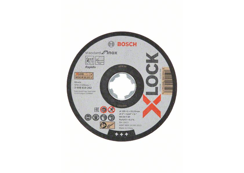 Trennscheibe X-Lock 125mm 10 St. Bosch Standard for Inox