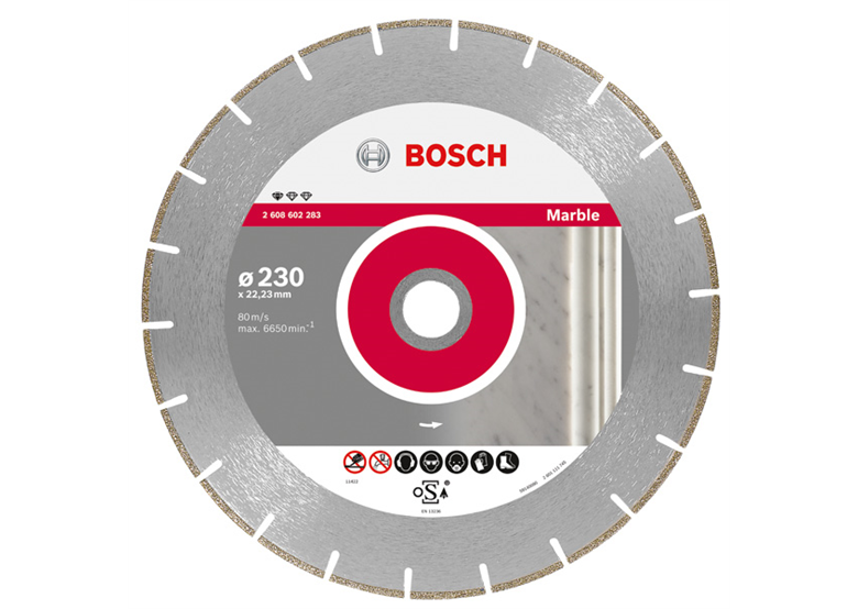 Diamanttrennscheibe  230mm Bosch Standard for Marble