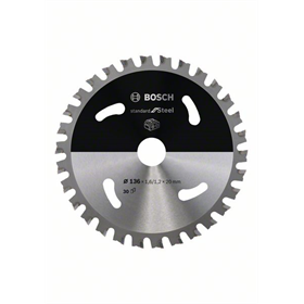 Kreissägeblatt 136x20mm, 30 Bosch Standard for Steel