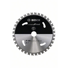 Kreissägeblatt 160x20mm, 40 Bosch Standard for Steel