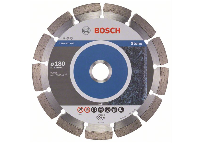 Diamanttrennscheibe  180mm Bosch Standard for Stone