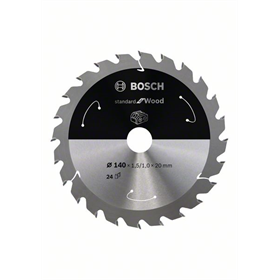 Kreissägeblatt 140x20mm, 24 Bosch Standard for Wood