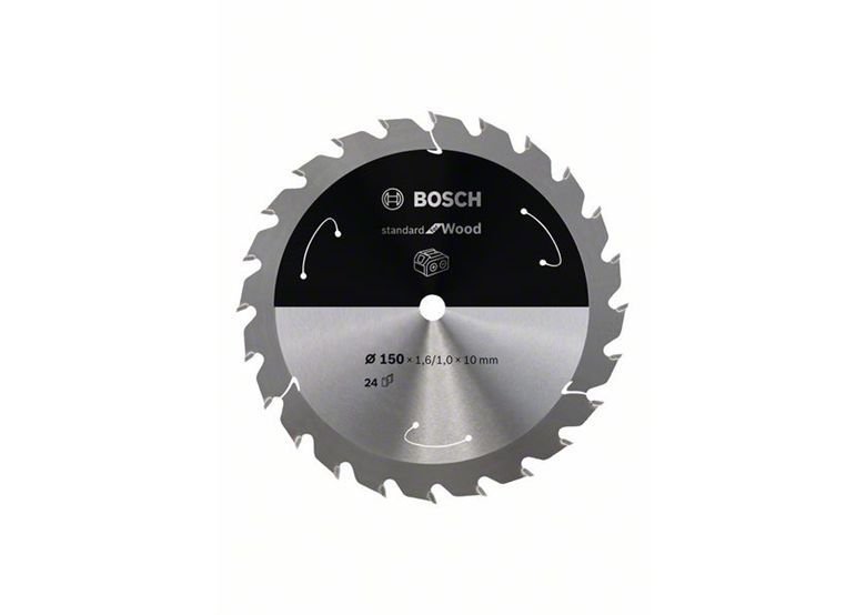Kreissägeblatt 150x10mm, 24 Bosch Standard for Wood