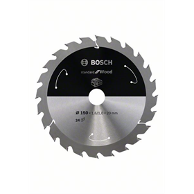 Kreissägeblatt 150x20mm, 24 Bosch Standard for Wood
