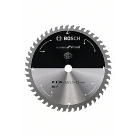 Kreissägeblatt 184x16mm, 48 Bosch Standard for Wood