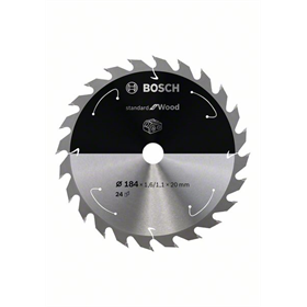Kreissägeblatt 184x20mm, 24 Bosch Standard for Wood