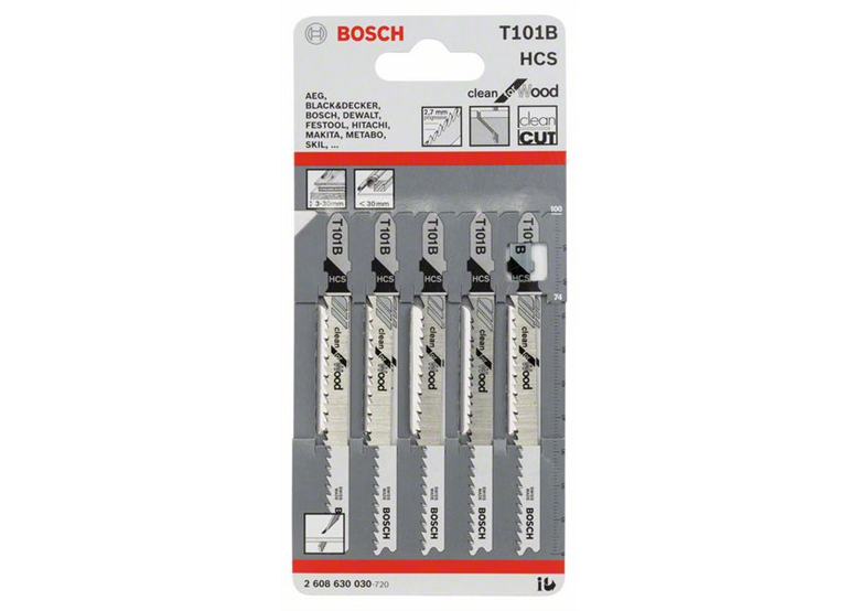 Stichsägeblatt für Stichsäge Clean for Wood Bosch T 101 B