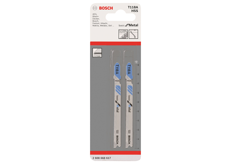 Klinge (2 Stück) Bosch T 118 A