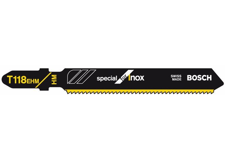 Stichsägeblatt T 118 EHM Special for Inox Bosch T 118 EHM