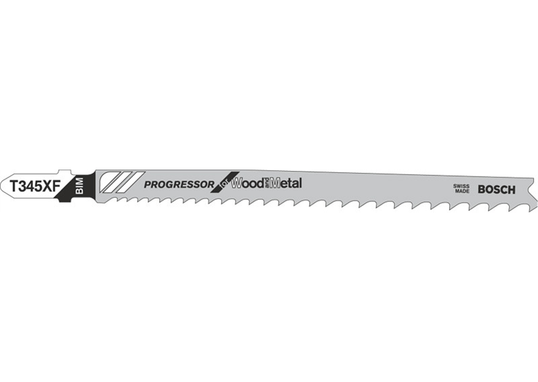 Stichsägeblatt Progressor for Wood and Metal Bosch T 345 XF