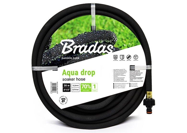 Gartenschlauch 1/2", 15m Bradas AQUA-DROP