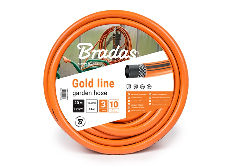 Gartenschlauch 1/2"  20m Bradas GOLD LINE