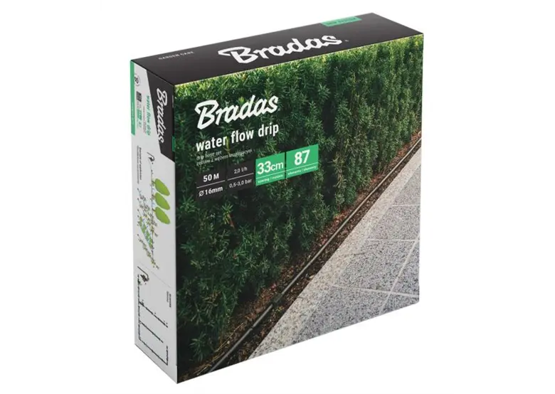 Tropfschlauch mit Zubehör Bradas WATER FLOW DRIP-50m